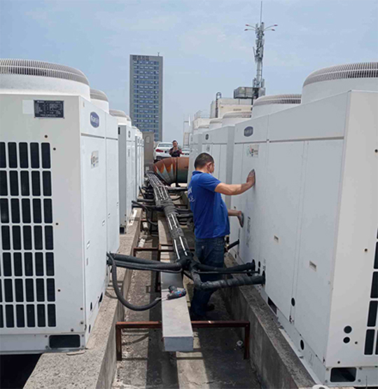 柳河中央空调制热和不制冷系统维修方法